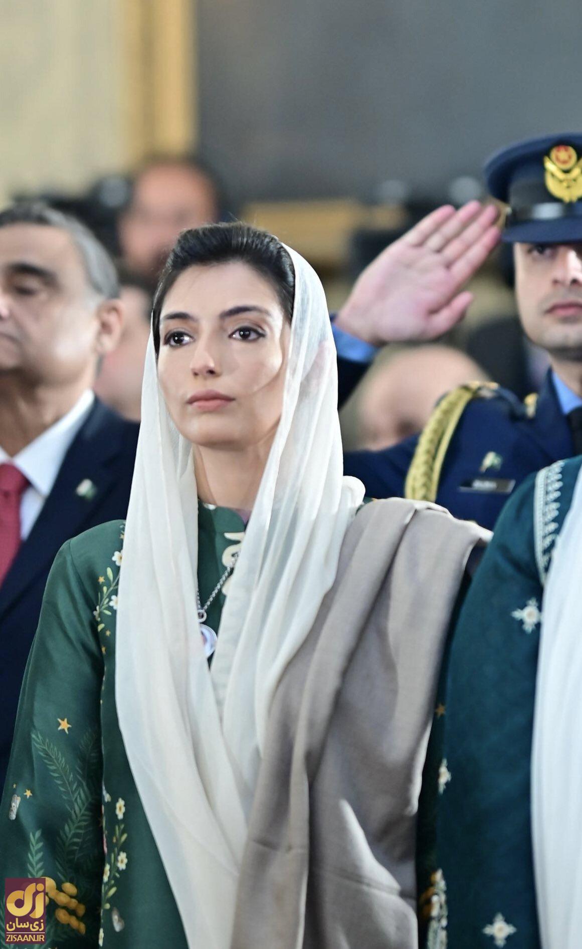 زن جوانی که رئیس‌جمهور زرداری را همراهی می‌کند کیست؟///