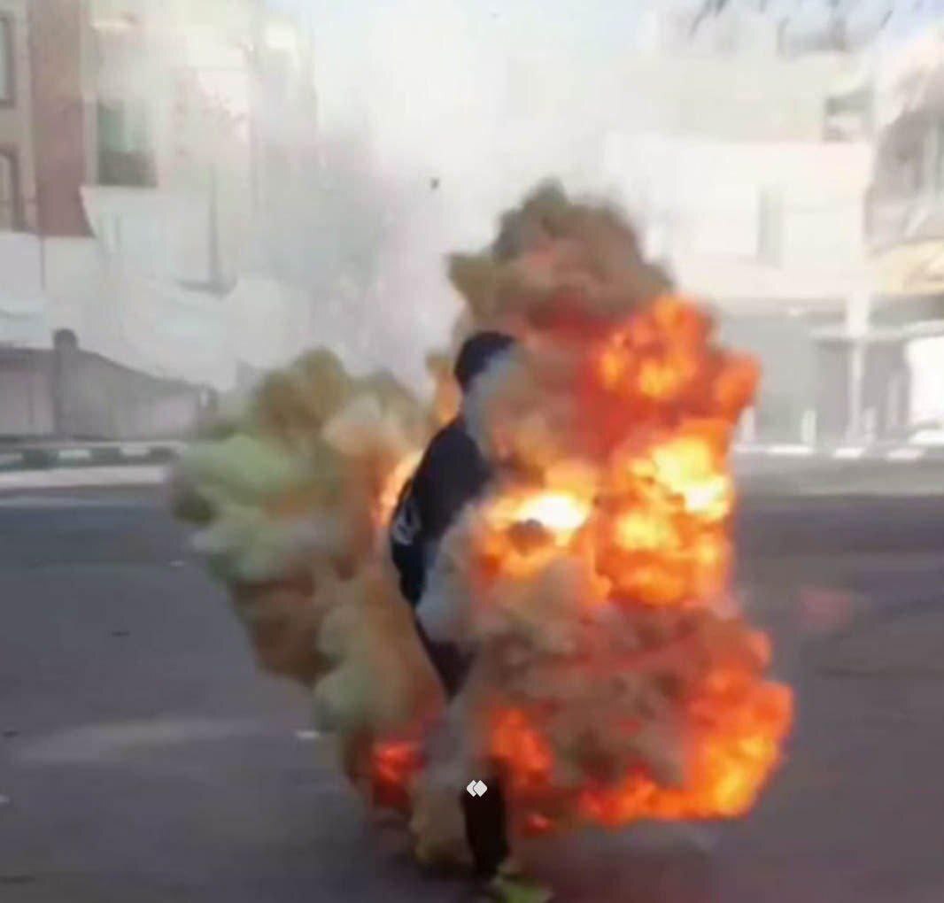 (عکس) عجیب‌ترین تصویری که از چهارشنبه‌سوری امسال وایرال شد