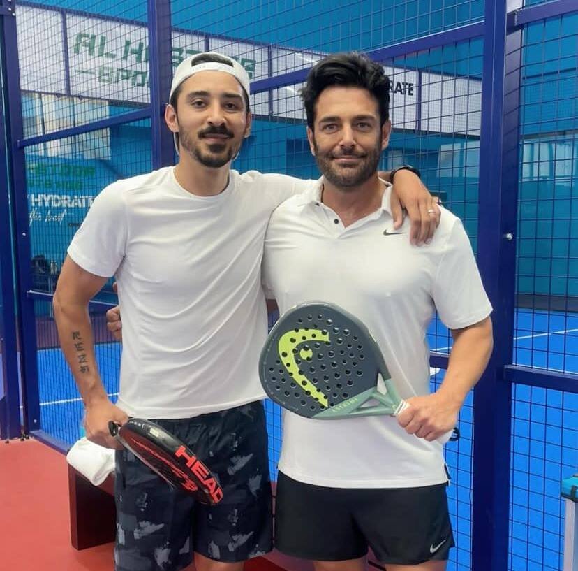 (عکس) دیدا متفاوت گلزار با ستاره تیم ملی در دبی