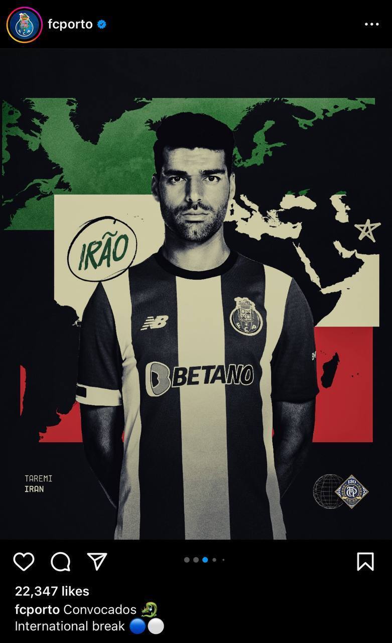 (عکس) پورتو: طارمی به تهران برمی‌گردد