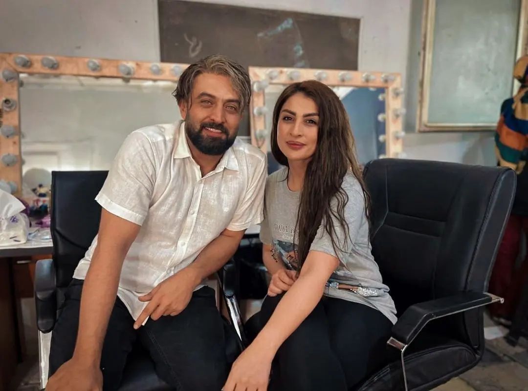 ناریمان الصالحی و مصطفی زمانی سریال «آمرلی»