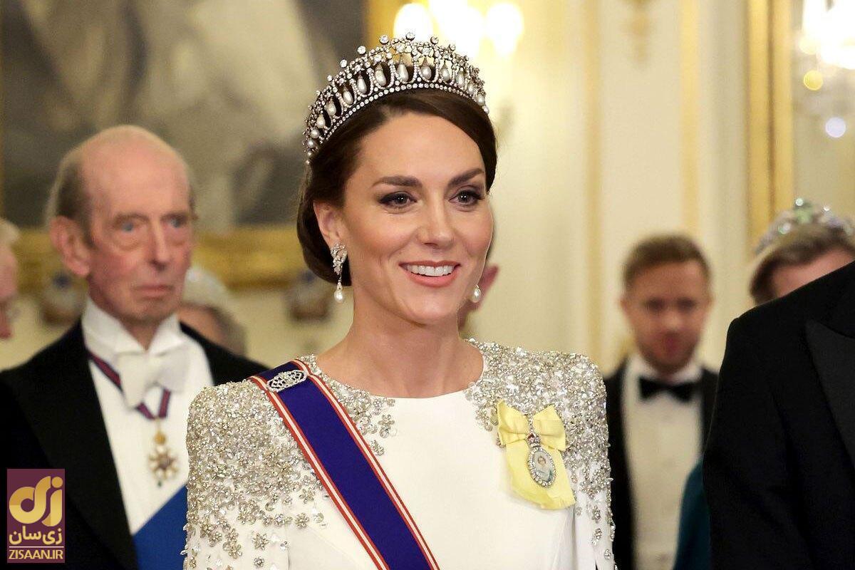 کیت میدلتون با تاج سلطنتی