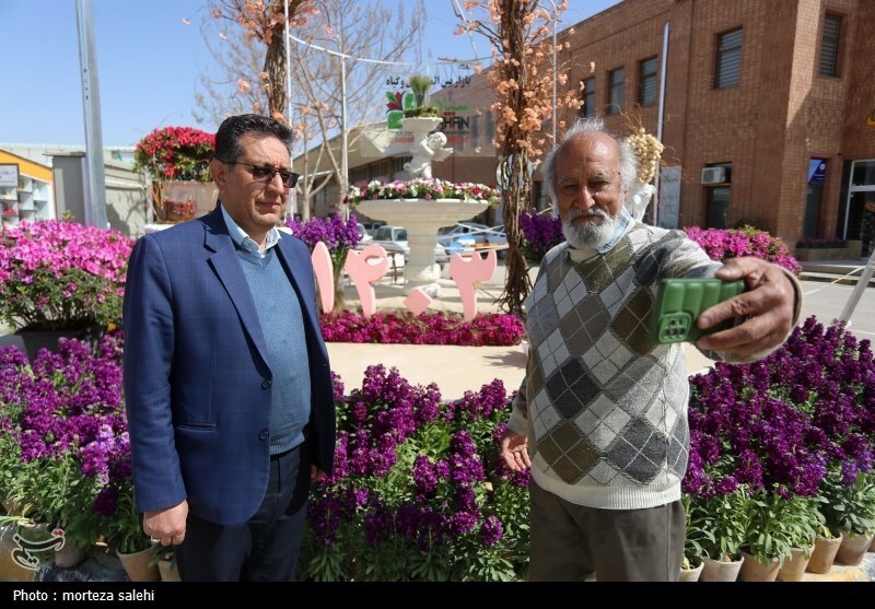 (تصاویر) بازار گل و گیاه اصفهان در آستانه نوروز