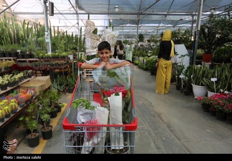 (تصاویر) بازار گل و گیاه اصفهان در آستانه نوروز