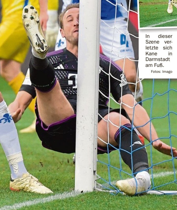 تصویر ترسناک برای بایرن: لحظه مصدومیت کین