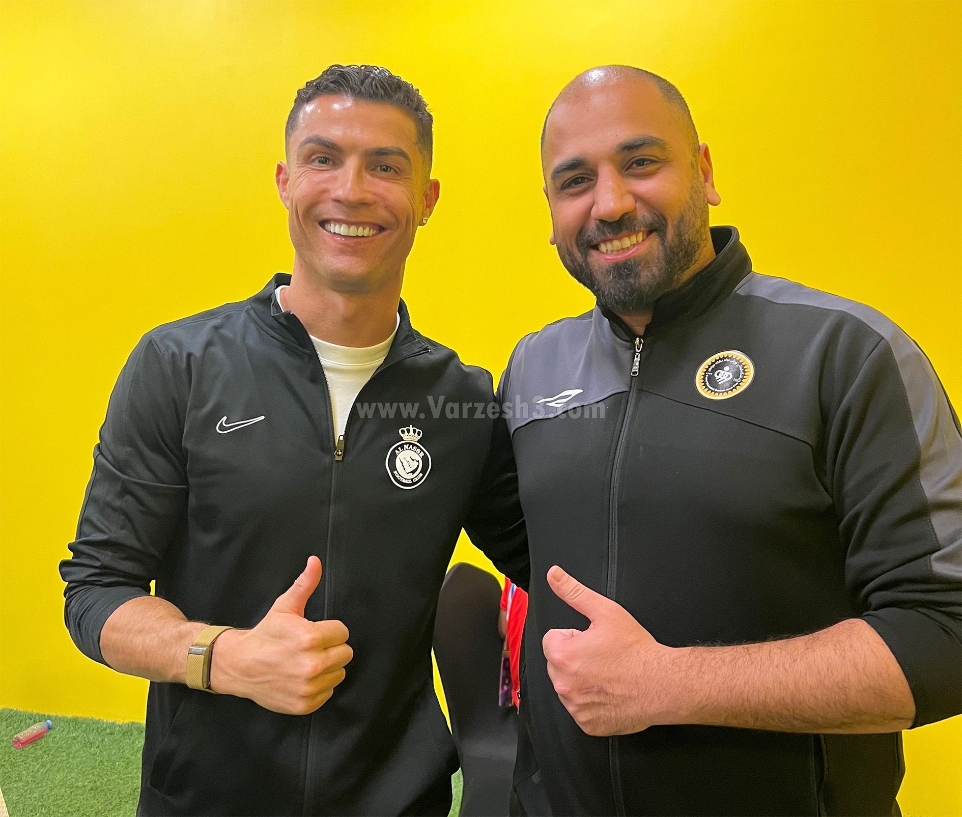 (تصاویر) رونالدو به کادر تیم سپاهان: قرمه‌سبزی برایم می‌آوردید!