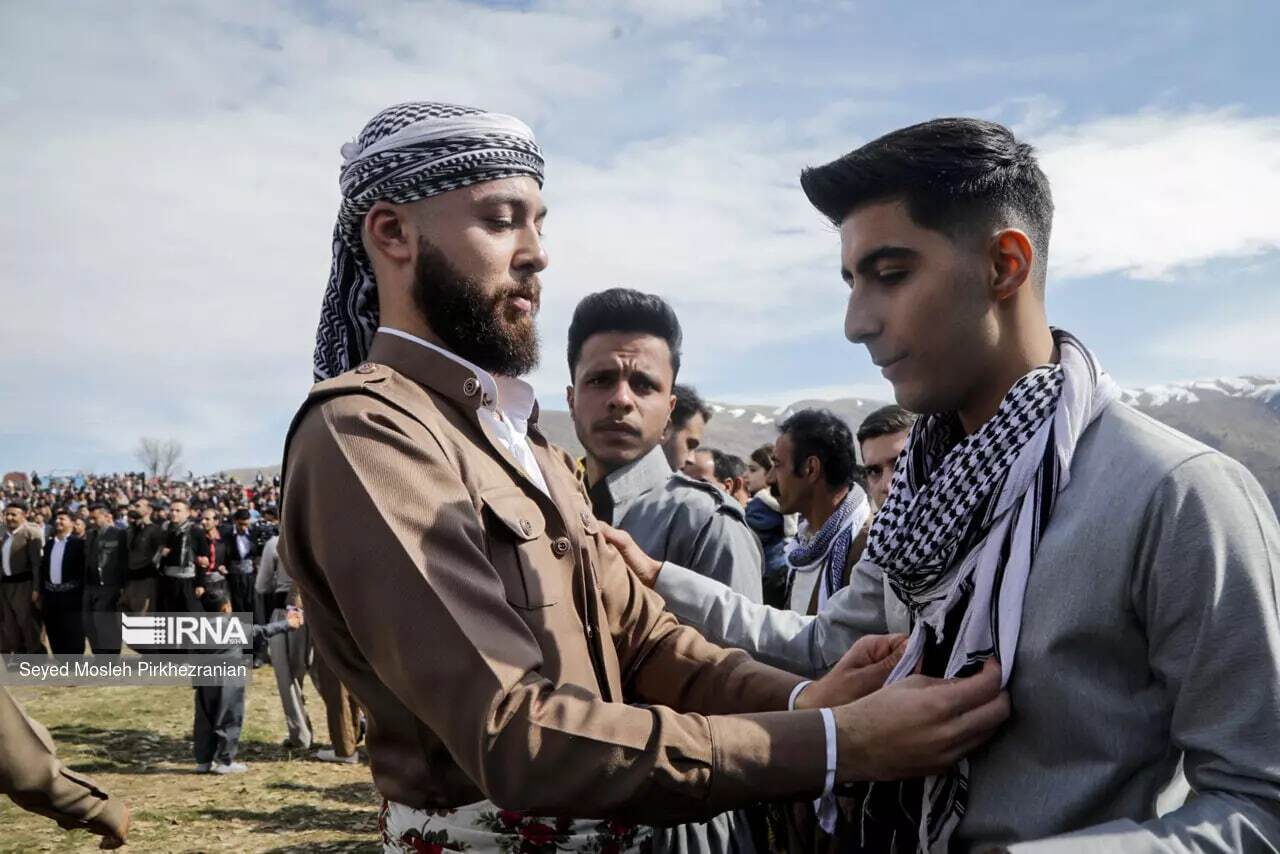 (تصاویر) استقبال از نوروز در روستای چشمیدر