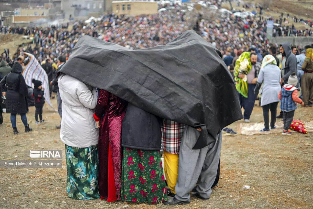 (تصاویر) استقبال از نوروز در روستای چشمیدر