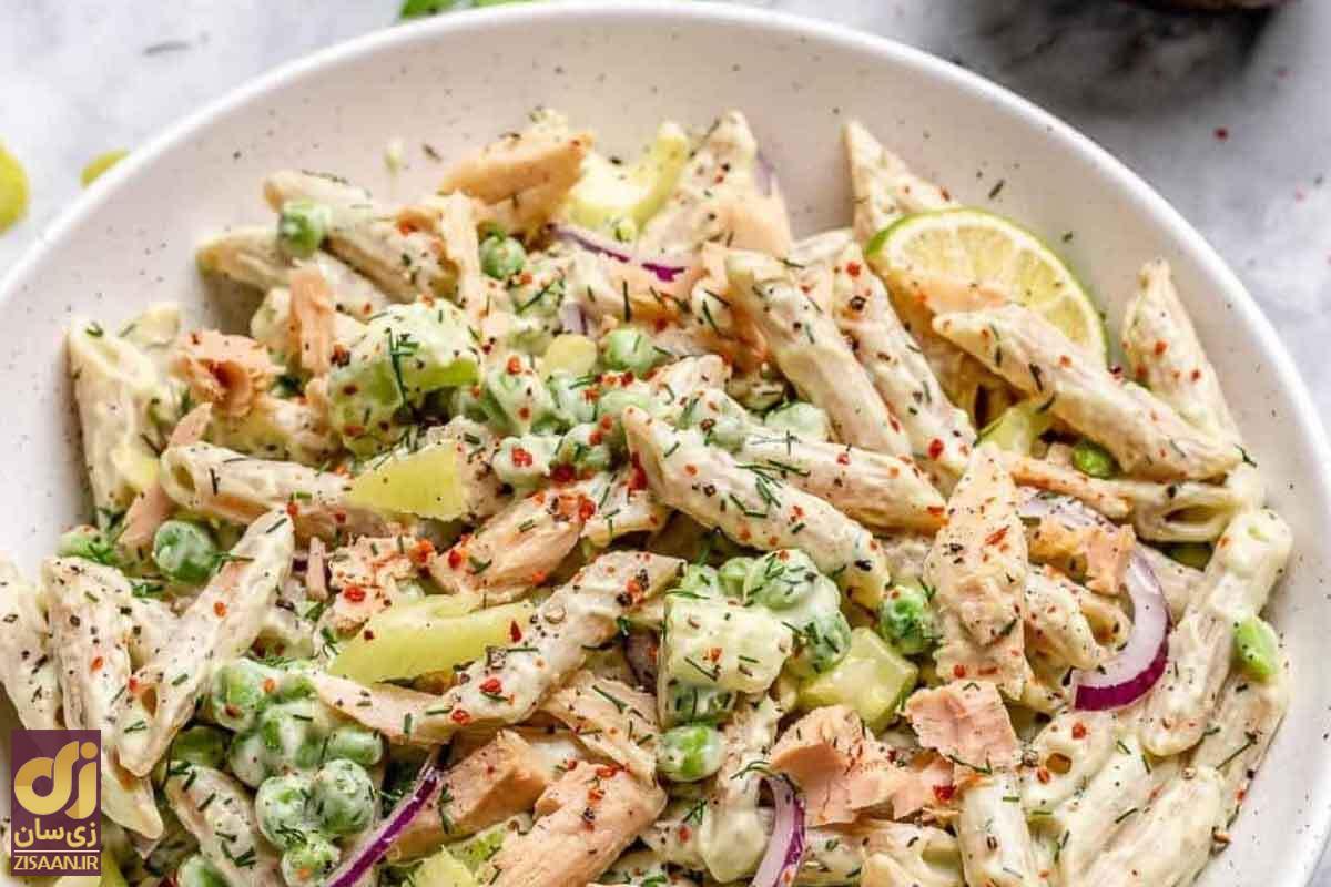 طرز تهیه سالاد ماکارونی جذاب به سبک مادر ایرانی! //
