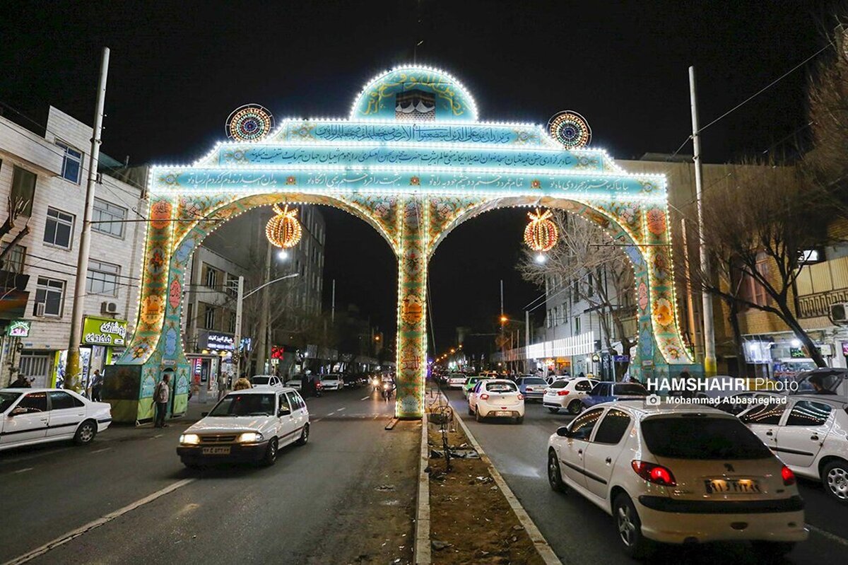 (عکس)  تصویری قدیمی از جشن نیمه شعبان در دوره قاجار