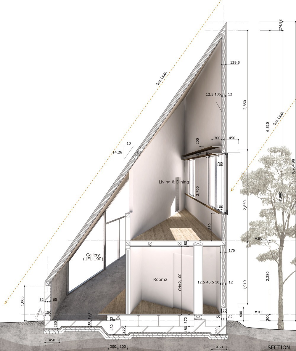 (تصاویر) خانه ۵۶ متری با معماری برتر ژاپنی!