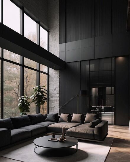 (عکس) خانه‌ای برای علاقمندان به تم مشکی