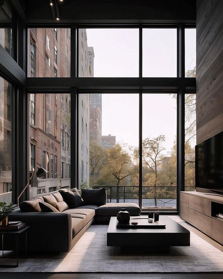 (عکس) خانه‌ای برای علاقمندان به تم مشکی