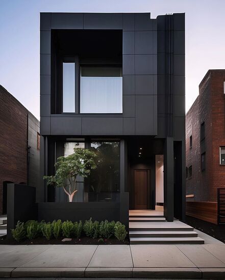 (عکس) خانه‌ای برای علاقمندان به تم مشکی