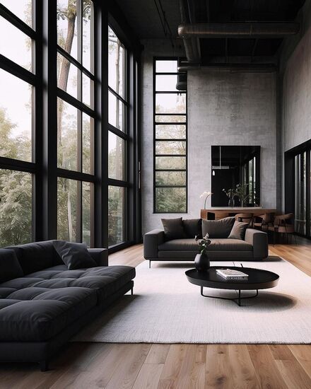 (عکس) خانه‌ای برای علاقمندان به تم مشکی