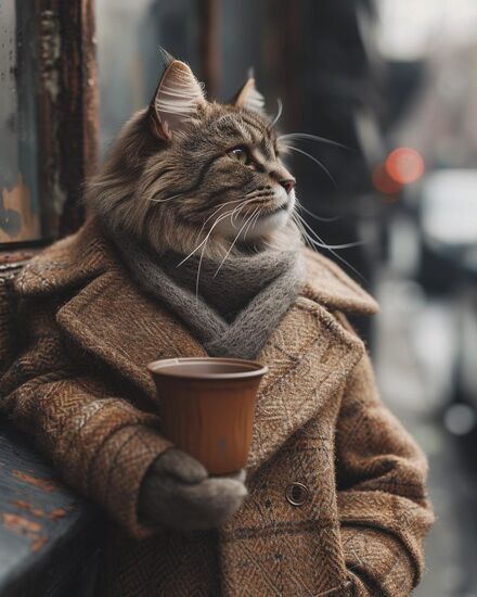 (تصاویر) هوش مصنوعی گربه ها را به شهر آورده است!