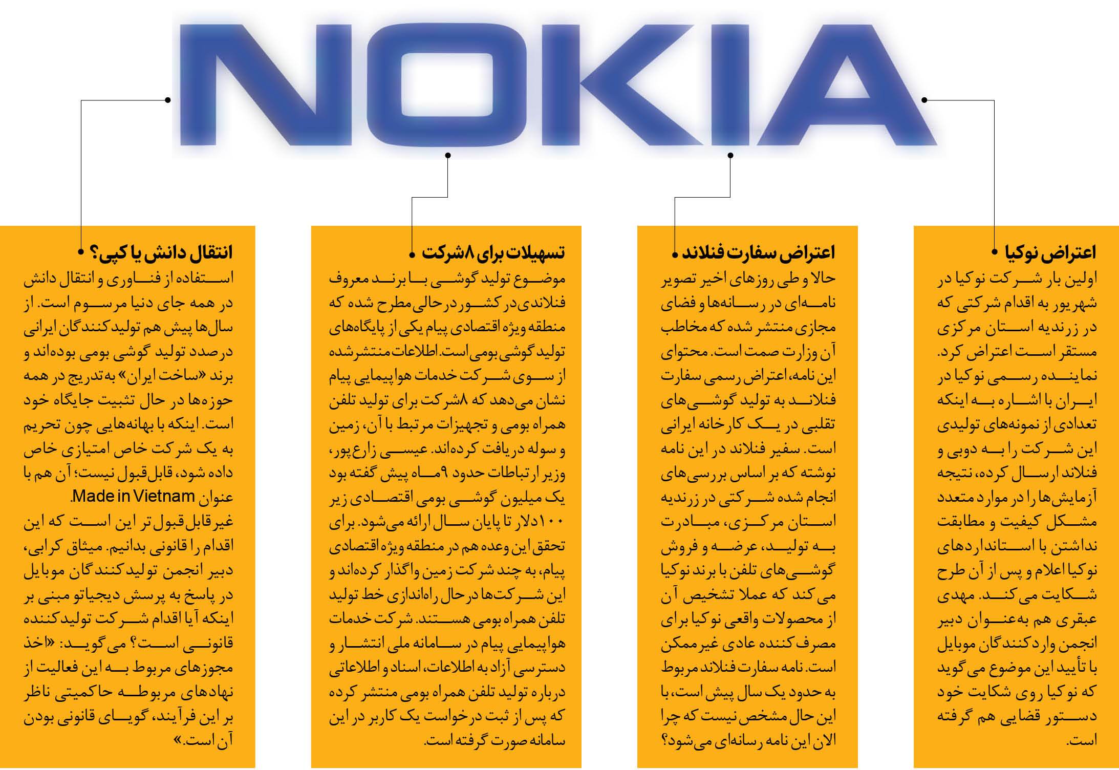 تولید گوشی فنلاندی در ایران به نام ویتنام