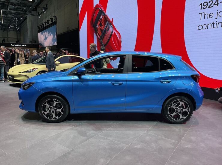 (تصاویر) ام جی ۳ جدید در نمایشگاه ژنو رونمایی شد