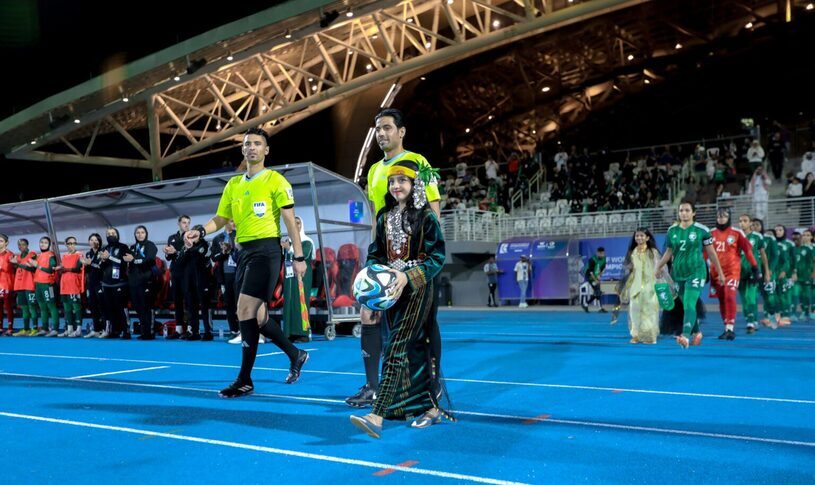 (عکس) عربستان سعودی میزبان مسابقات بین المللی فوتبال زنان
