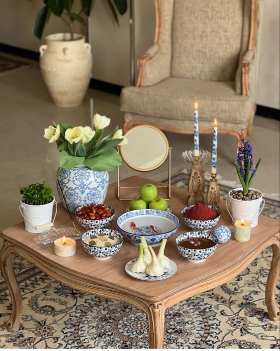 (عکس) چگونه یک سفره هفت سین زیبا داشته باشیم؟