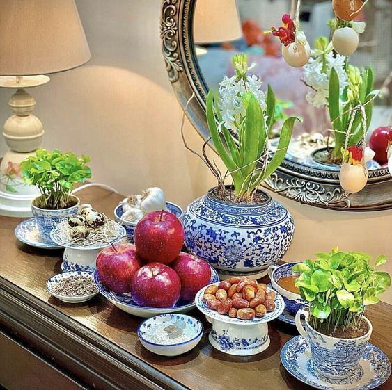 (عکس) چگونه یک سفره هفت سین زیبا داشته باشیم؟