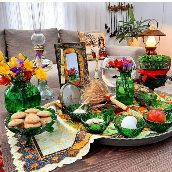 (عکس) چگونه یک سفره هفت سین زیبا داشته باشیم؟