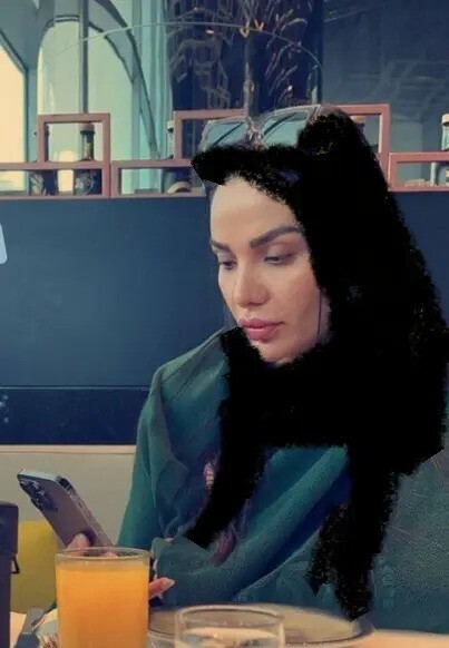 لو رفتن چهره واقعی زن مهدی قائدی بدون فیلتر