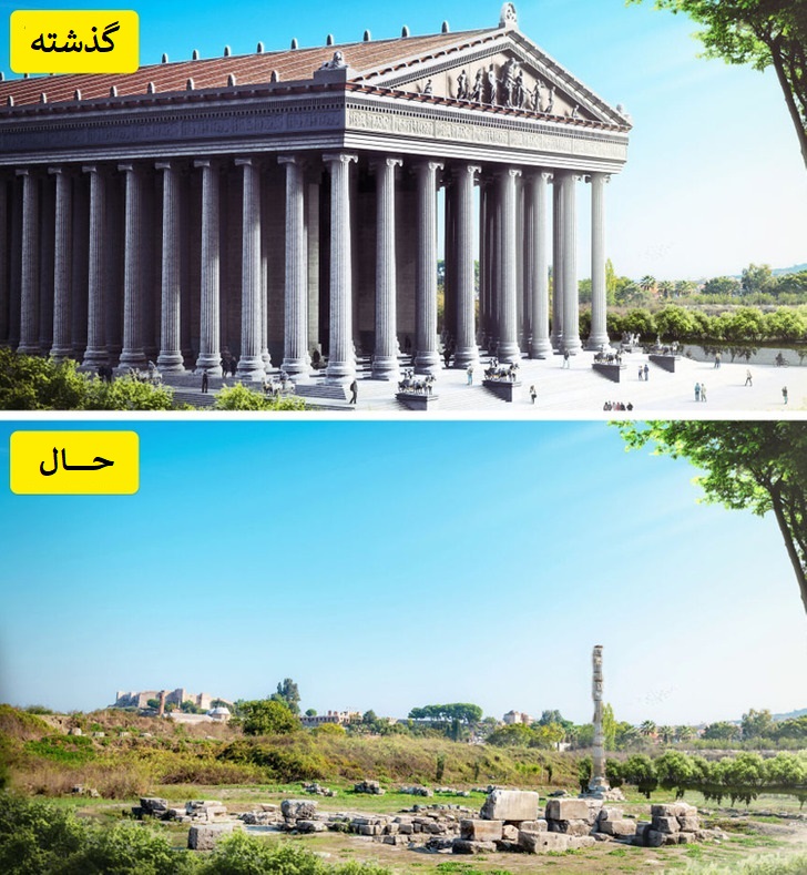 (تصاویر) شکل واقعی عجایب هفتگانه دنیای باستان را ببینید