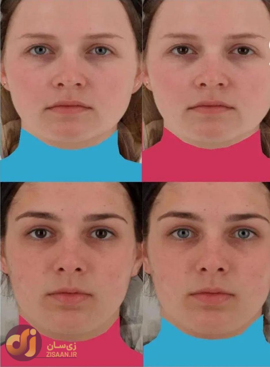 اهمیت هماهنگی رنگ لباس با چشم در زیبایی