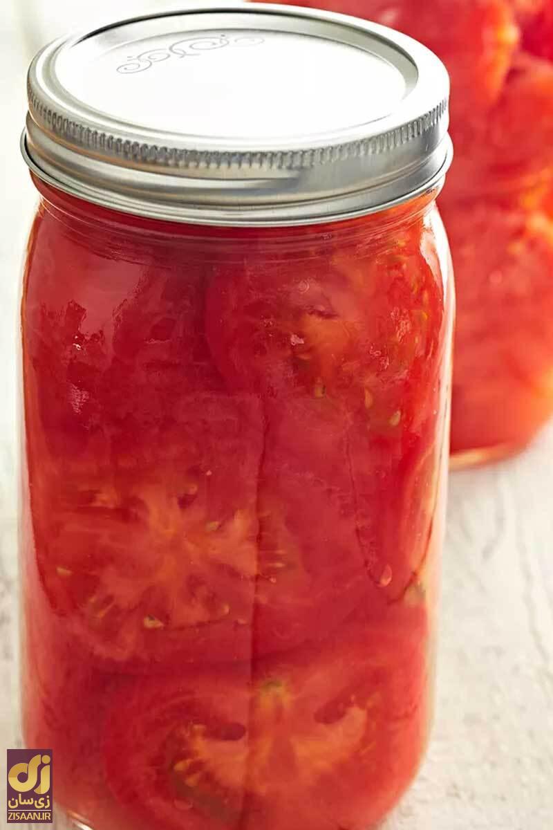 تهیه کنسرو گوجه فرنگی در ۵ مرحله برای یک زمستان خوش طعم