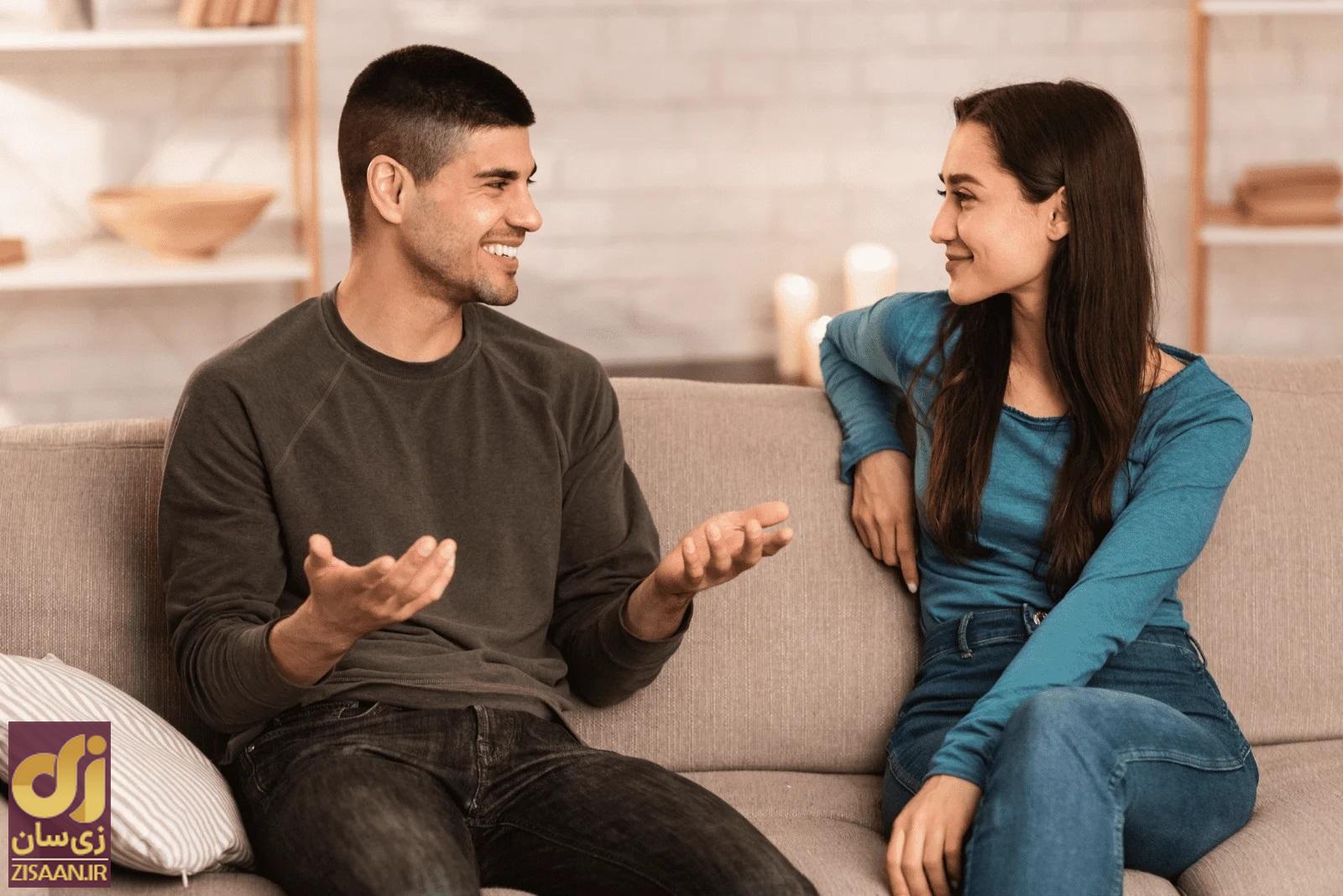 نگاه عاشقانه یک زن به مرد