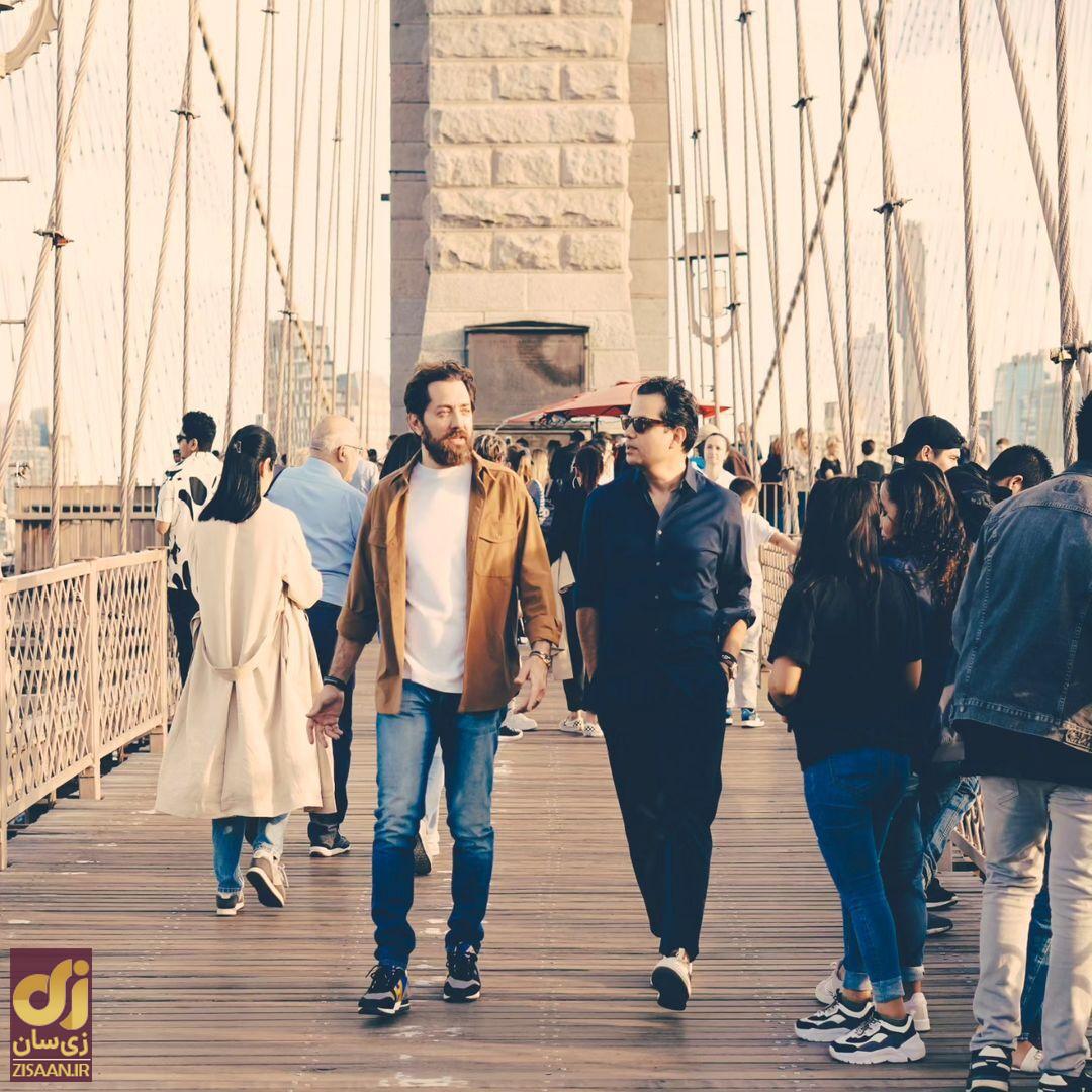 (تصاویر) بهرام رادان با این استایل جذاب در یک سفر خارجی