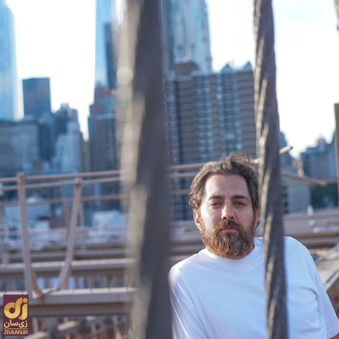 (تصاویر) بهرام رادان با این استایل جذاب در یک سفر خارجی