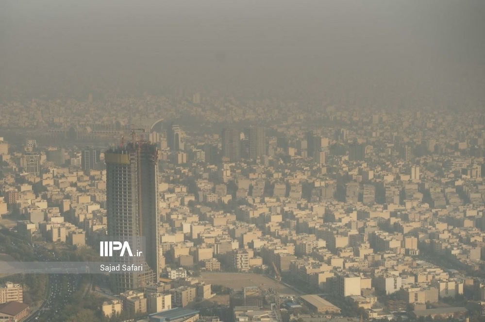 آلودگی هوای تهران و تهران غرق در دود سیاه