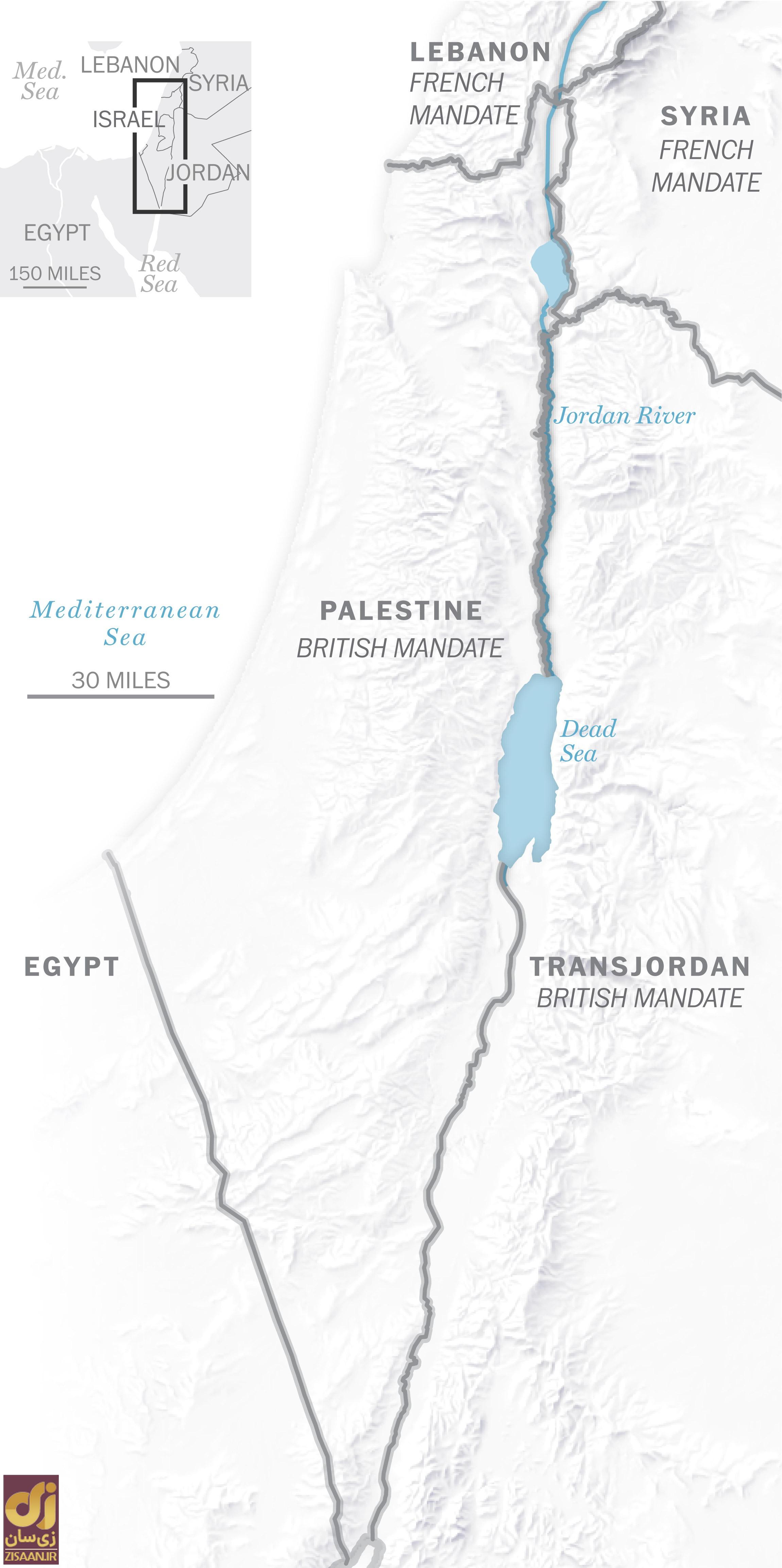شش نقشه که مرز‌های اسرائیل و سرزمین‌های فلسطینی را توضیح می‌دهد
