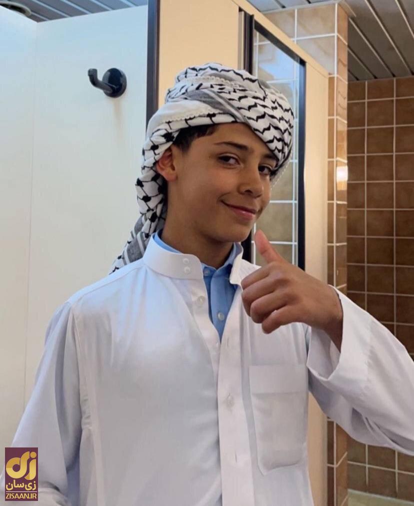 ژست خاص پسر کریستیانو رونالدو در دشداشه و لباس عربی