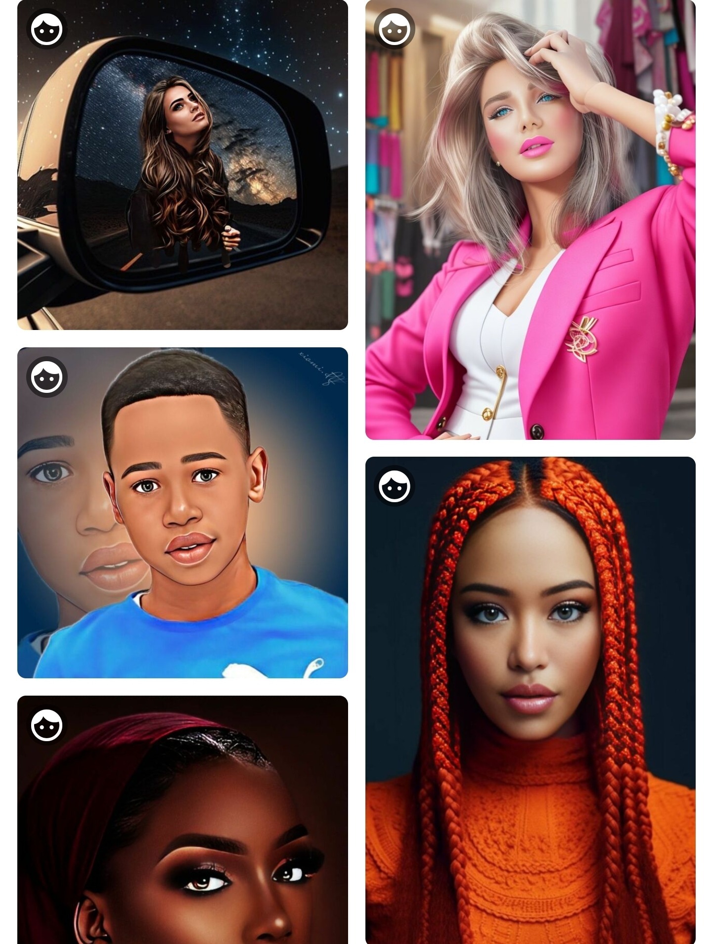 عکس‌هایی که با برنامه هوش مصنوعی Foto Lab طراحی شده‌اند