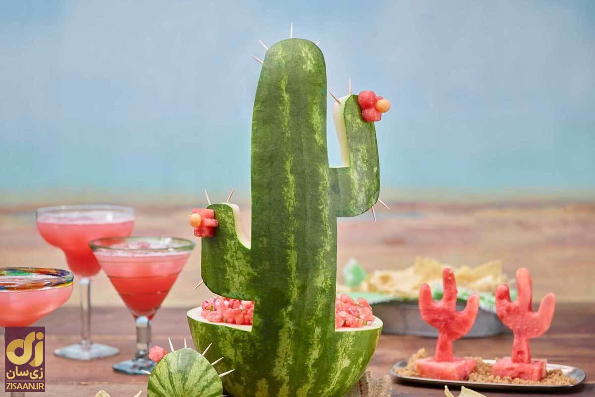 روش‌های حرفه‌ای و ساده برای تزیین هندوانه شب یلدا + عکس و فیلم