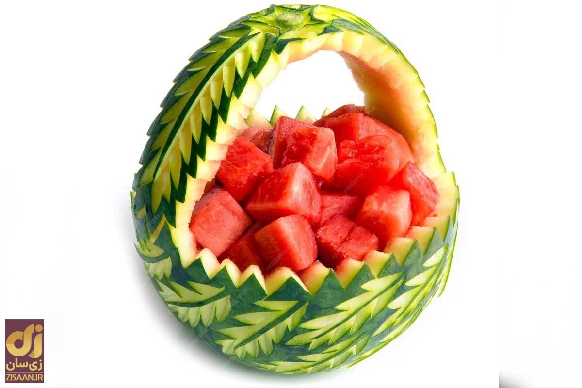 روش‌های حرفه‌ای و ساده برای تزیین هندوانه شب یلدا + عکس و فیلم