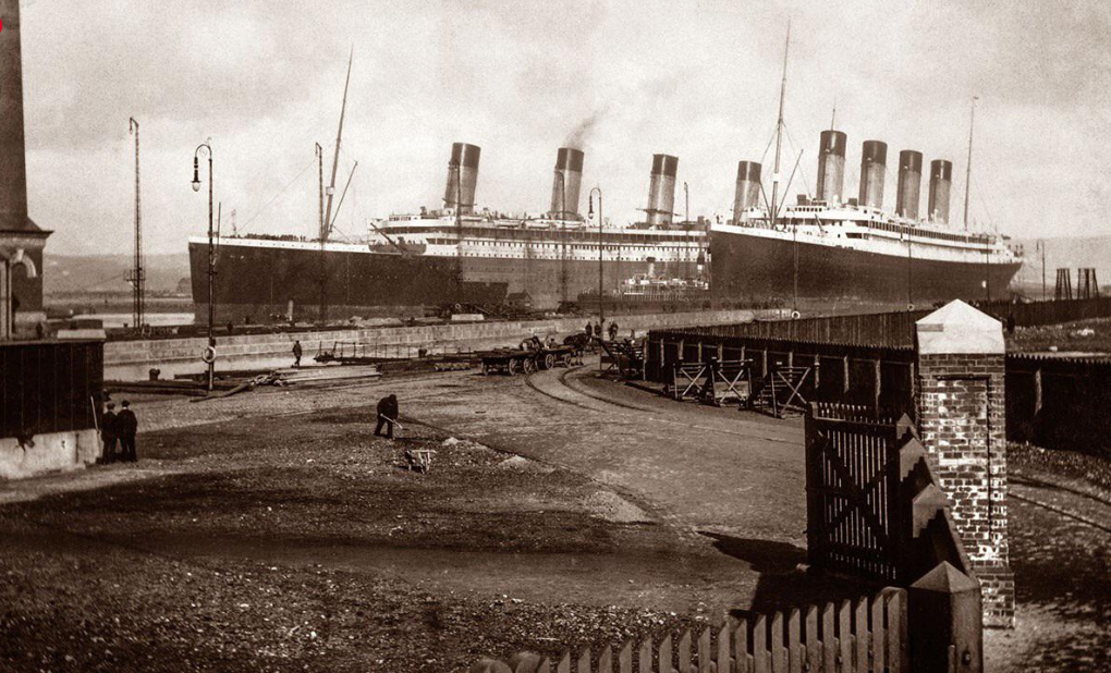 تصویری عجیب از لنگر کشتی تایتانیک در حدود سال ۱۹۱۰ تصویری عجیب از لنگر کشتی تایتانیک در حدود سال ۱۹۱۰