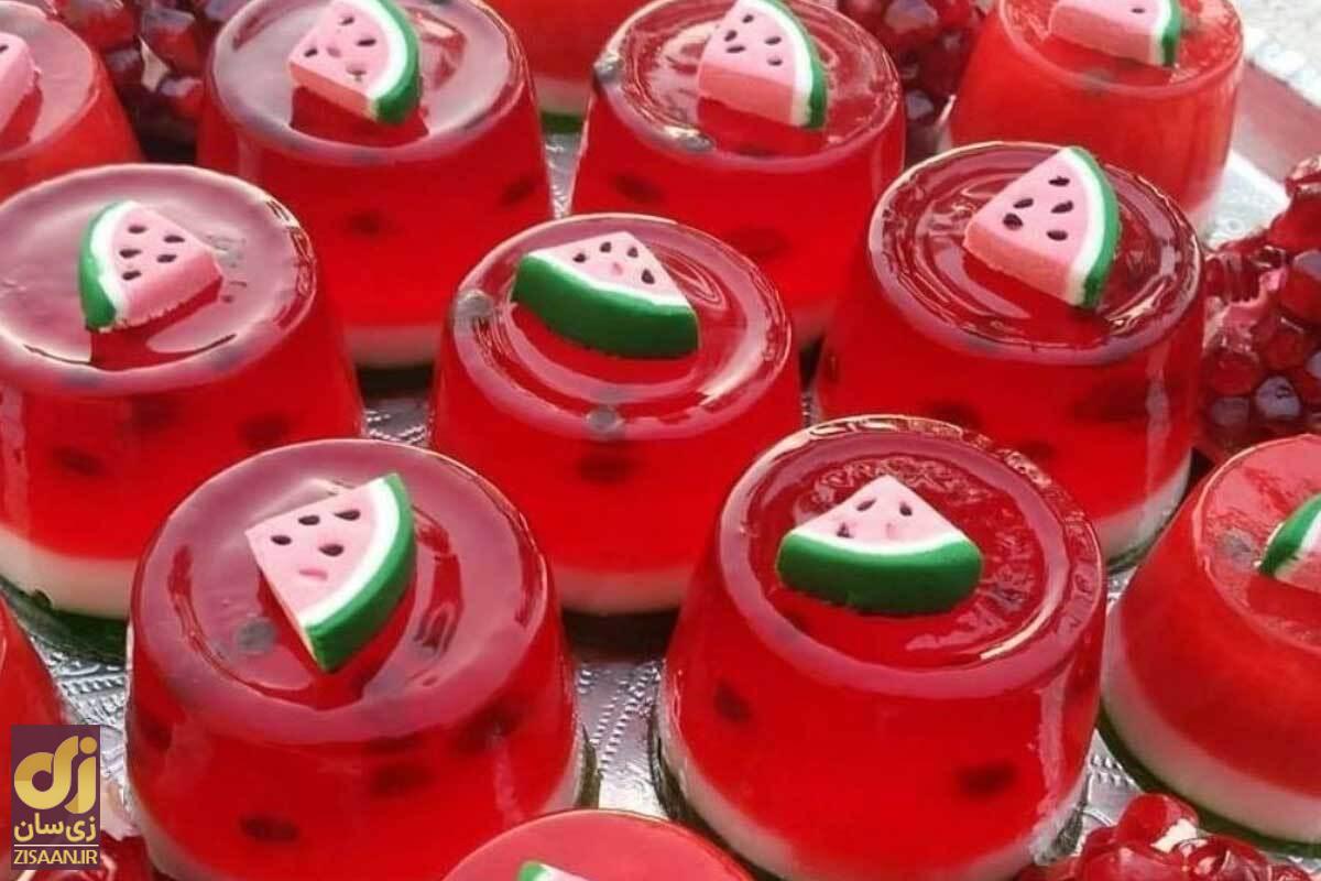 طرز تهیه ژله شب یلدا + ویدئو | ژله هندوانهای را به این روش درست کنید طرز تهیه ژله شب یلدا + ویدئو | ژله هندوانهای را به این روش درست کنید