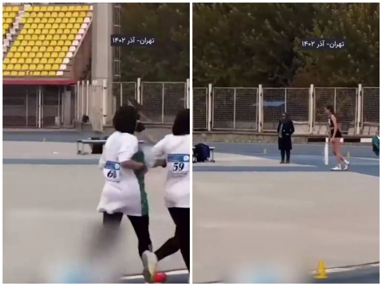 (تصویر) قهرمانی دوومیدانی ناشنوایان آسیا؛ پوشش دختر قزاقستانی در تهران جنجالی شد