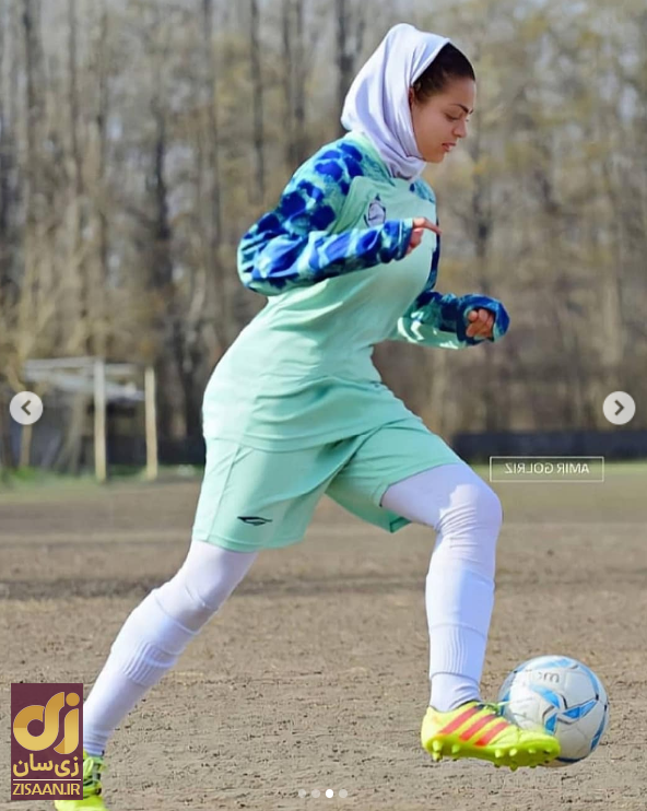 مونا ثریابین دختر فوتبالیست ملوانی