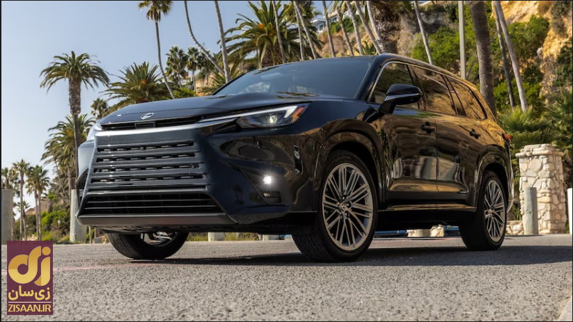 لکسوس TX 350 از نمای جلو متمایل به چپ