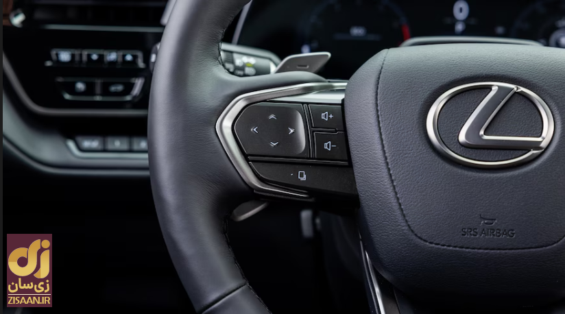 آرم روی فرمان لکسوس TX 350 سال 2024  از سمت چپ