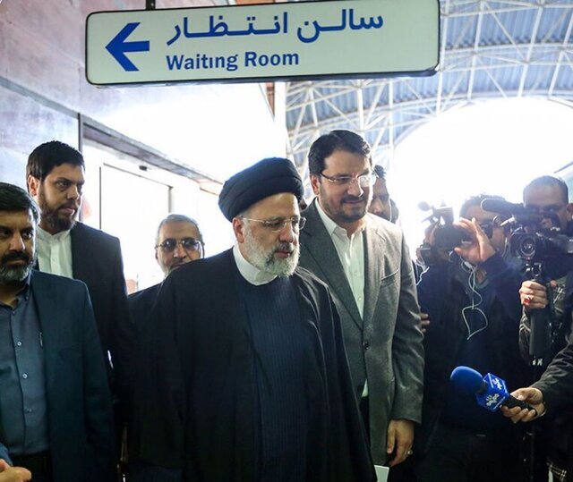 رئیس جمهور در مراسم افتتاح متروی پرند