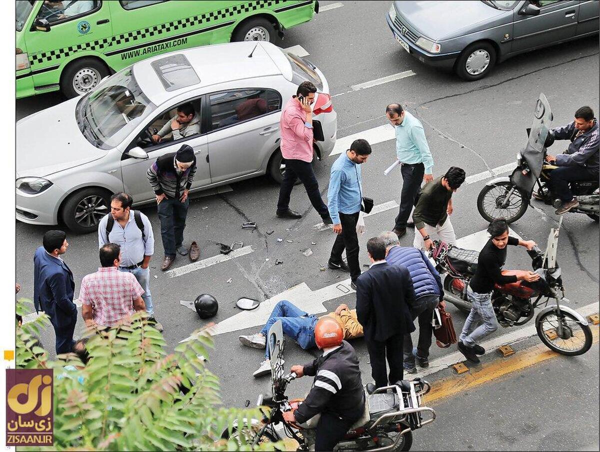 (ویدئو) حادثه دلخراش که جان یک پدر و دخترش را گرفت  دختری که از مرگ خواهرش خبر ندارد