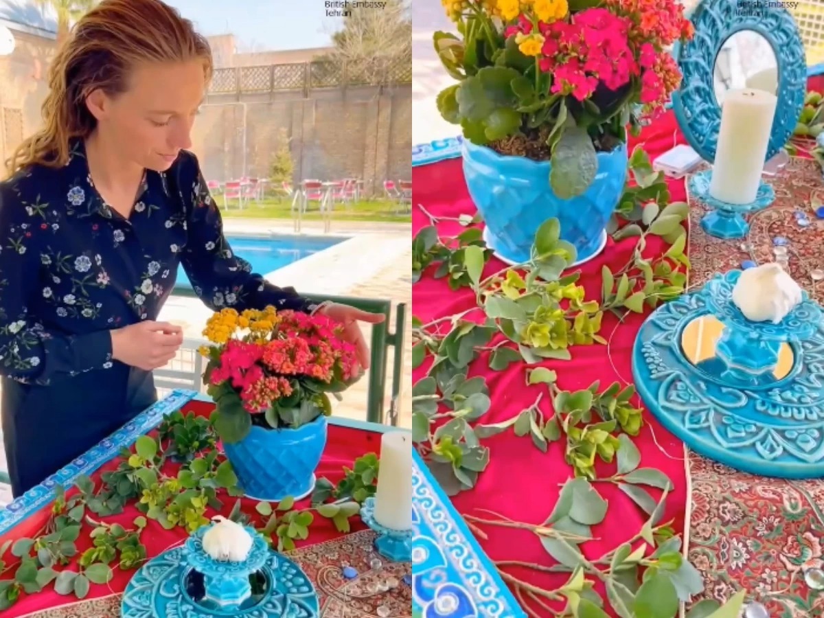 (ویدئو) سفارت انگلیس با آهنگ ابی نوروز را تبریک گفت