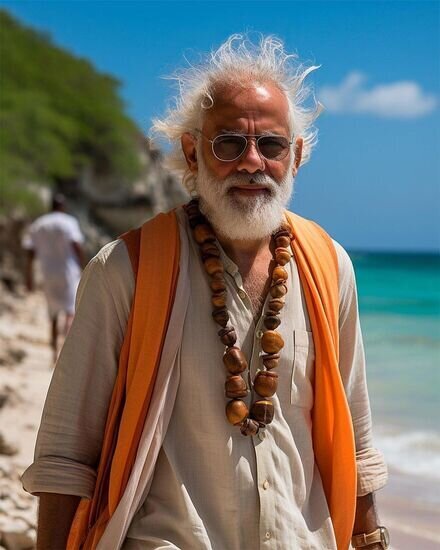 (تصاویر) تیپ جذاب پوتین، مکرون و اردوغان در کنار ساحل؛ کیم‌ جونگ‌ اون صورتی پوش شد