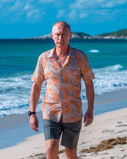 (تصاویر) تیپ جذاب پوتین، مکرون و اردوغان در کنار ساحل؛ کیم‌ جونگ‌ اون صورتی پوش شد